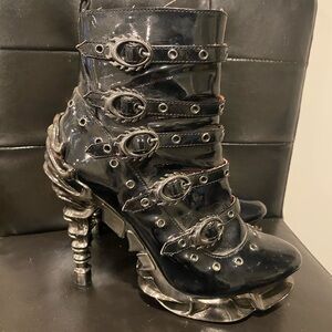 Black Gothic Platform Boots